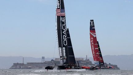 Oracle Team vs Team New Zealand (JUSTIN SULLIVAN / GETTY IMAGES NORTH AMERICA)
