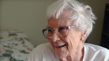 La romancière américaine&nbsp;Harper Lee en mai 2010 à Monroeville (Alabama, Etats-Unis). (PENNY WEAVER/AP/SIPA / AP)