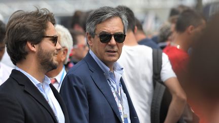 L'ancien candidat à la présidentielle, François Fillon, le 16 juin 2018 au Mans (Sarthe). (LOIC VENANCE / AFP)