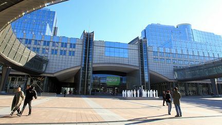 Les locaux du Parlement europ&eacute;en &agrave; Bruxelles, le 7 f&eacute;vrier 2011. (JULIEN WARNAND / BELGA MAG / AFP)