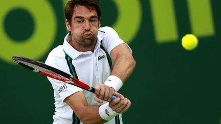 Jérémy Chardy commence l'année par un quart de finale à Doha (MOHAMED FARAG / ANADOLU AGENCY)