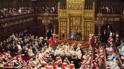 Royaume-Uni  traditionnel discours de la reine au Parlement