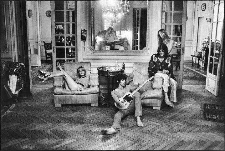 Telecaster, Villa Nellcôte, Villefranche sur Mer, 1971
 (Dominique Tarlé - Courtesy Galerie de l&#039;Instant)