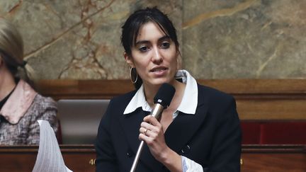 Paula Forteza à l'Assemblée nationale, à Paris, le 28 juillet 2017. (JACQUES DEMARTHON / AFP)