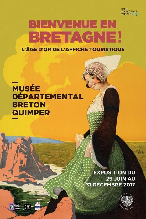 L'affiche de l'exposition d'affiches
 (Musée Départemental breton)