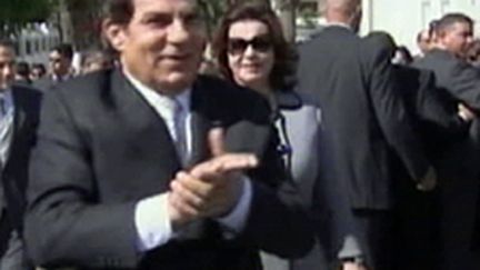 Zine El Abidine Ben Ali a été réélu à la présidence de la Tunisie le 25 octobre 2009 (© France 2)