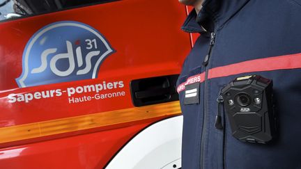 Le logo des sapeurs-pompiers de Haute-Garonne. (MICHEL VIALA / MAXPPP)