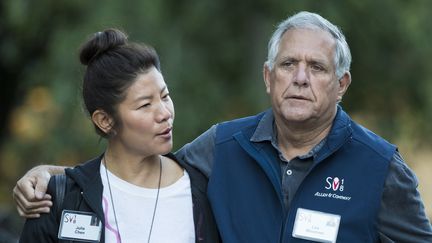 Leslie "Les" Moonves et son épouse la productrice Julie Chen, en juin
 (Drew Angerer / GETTY IMAGES NORTH AMERICA / AFP)