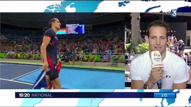 JO 2016 : Renaud Lavillenie heureux de sa deuxième médaille olympique mais triste des sifflets brésiliens