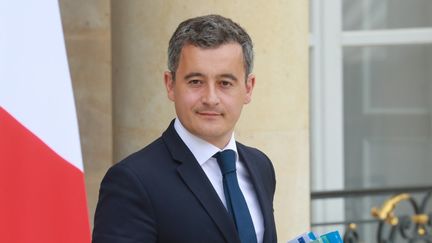 Le ministre de l'Intérieur Gerald Darmanin à l'Elysée, à Paris, le&nbsp;15 juillet 2020. (LUDOVIC MARIN / AFP)