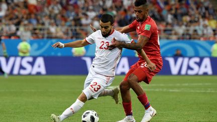 Naïm Sliti a été l'un des joueurs tunisiens les plus en vue (JUAN BARRETO / AFP)