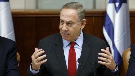 Benjamin Netanyahu, Premier ministre israélien, le 16 mars 2017 à Jérusalem. (AMIR COHEN / POOL)