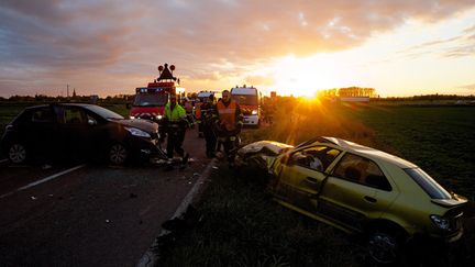 &nbsp; (Accident dans le Nord en octobre © Maxppp)