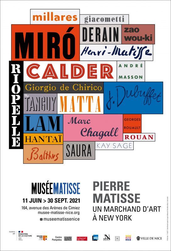 Pierre Matisse, un marchand d'art à New York, jusqu'au 30 septembre 2021 à Nice. (DR / Musée Matisse)