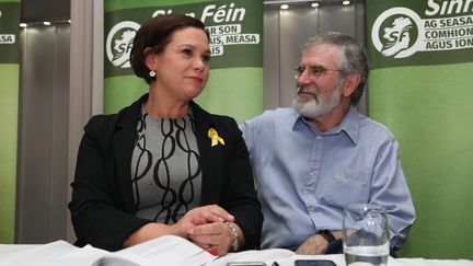 Mary Lou MacDonald désignée successeur de Gerry Adams à la tête du parti indépendantiste irlandais Sinn Fein en Irlande du Nord. (MAXPPP)