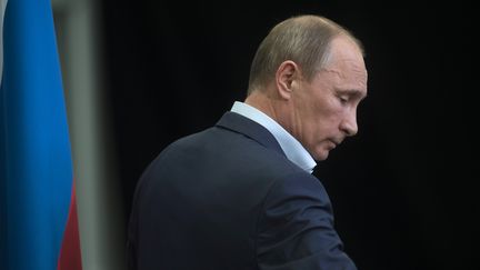 Le pr&eacute;sident russe, Vladimir Poutine, lors du sommet du G8 &agrave; Lough Erne, en Irlande du Nord. (SERGEY GUNEEV / RIA NOVOSTI)