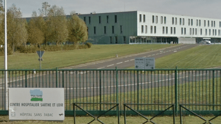 Le bâtiment du Pôle Santé Sarthe et Loir, en&nbsp;octobre&nbsp;2017 sur Google Street View. (GOOGLE STREET VIEW)