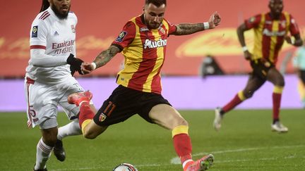 Jonathan Clauss, buteur lors du match face à Lyon lors de la 31e journée de Ligue 1. (FRANCOIS LO PRESTI / AFP)