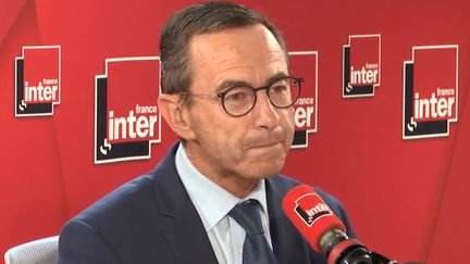 Bruno Retailleau était l'invité de France Inter jeudi 20 juin.&nbsp; (FRANCE INTER)