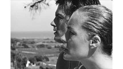 Romy Schneider et Alain Delon, un couple de légende, un couple de cinéma
 (Jean-Pierre Bonnotte/Gamma-Rapho)