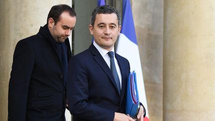 Le ministre des Comptes publics, Gérald Darmanin, le 18 décembre 2019, à Paris.&nbsp; (ERIC FEFERBERG / AFP)