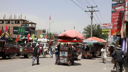 Le&nbsp;marché de Kaboul (Afghanistan), le 19 août 2021. (SAYED KHODAIBERDI SADAT / ANADOLU AGENCY / AFP)