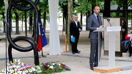 Edouard Philippe, le 10 mai 2018, au Jardin du Luxembourg à Paris. (FRANCOIS GUILLOT / AFP)