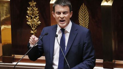 &nbsp; (Manuel Valls lors de son discours de politique générale mardi © REUTERS / Gonzalo Fuentes)