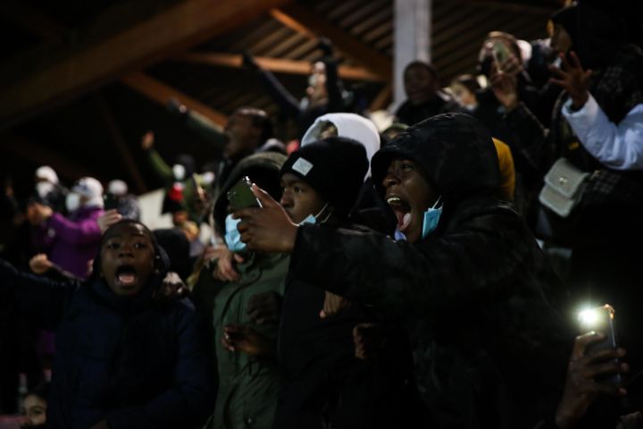 L'engouement du public poitevin lors du dernier match de Coupe de France, contre Orléans. (MATHIEU HERDUIN / MAXPPP)