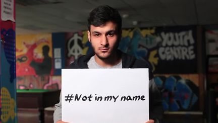  (L'initiative britannique "Not in my name" © Capture écran Youtube)