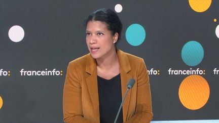 Anne-Sophie Alsif cheffe économiste au cabinet BDO France et professeur d’économie à la Sorbonne, le 26 mars 2024 sur franceinfo. (FRANCEINFO / RADIO FRANCE)