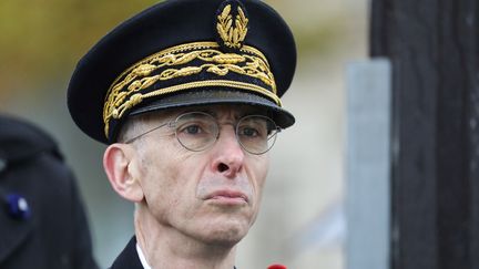 Le préfet de police de Paris lors d'une cérémonie à l'Arc de Triomphe à Paris, le 11 novembre 2019 (photo d'illustration). (LUDOVIC MARIN / POOL)