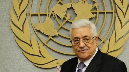 Mahmoud Abbas devant l'ONU (septembre 2011). (EMMANUEL DUNAND / AFP)