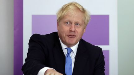 Le Premier ministre britannique Boris Johnson à Londres (Royaume-Uni), le 31 juillet 2019.&nbsp; (KIRSTY WIGGLESWORTH / AFP)