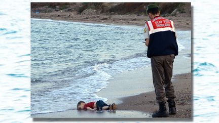 La terrible photo du petit Aylan Kurdi, gisant le visage contre le sable de la plage de Bodrum (Turquie)
 (Uncredited/AP/SIPA)