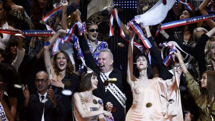 Dernier défilé prêt-à-porter (printemlps-été 2015) pour Jean Paul Gaultier, au grand Rex à Paris
 (ÂYOAN VALAT/EPA/MAXPPP)