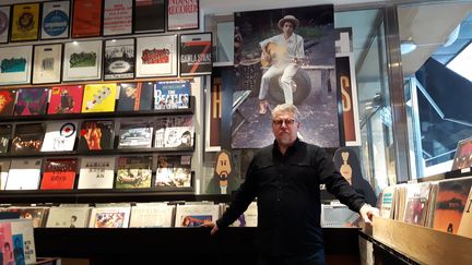 Stephen, disquaire à Stockholm, fan de Dylan (RADIO FRANCE / Isabelle Labeyrie)