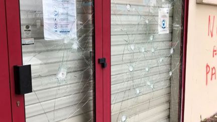 Des impacts ont été relevés sur la façade de l'Ordre des infirmiers à Toulouse. (ORDRE DES INFIRMIERS)