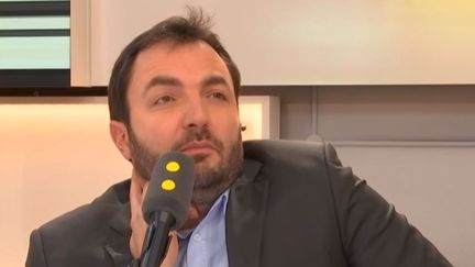 Le journaliste du Figaro Vincent Trémolet sur franceinfo, mardi 13 février. (RADIO FRANCE)