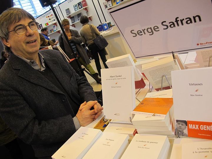 Serge Safran, au Salon du livre 2013
 (Laurence Houot/Culturebox)