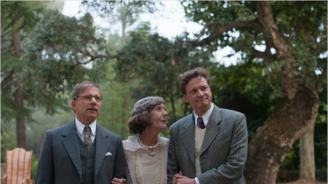 Simon McBurney, Eileen Atkins et Colin Firth dans "Magic in the moonlight".
 (GRAVIER PRODUCTIONS, INC.)