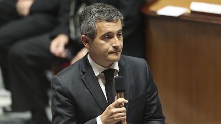 Le ministre de l'Intérieur Gérald Darmanin à l'Assemblée nationale le 22 septembre 2020.&nbsp; (S?BASTIEN MUYLAERT / MAXPPP)