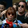 Gisèle Pelicot au tribunal judiciaire d'Avignon (Vaucluse), le 5 septembre 2024. (CHRISTOPHE SIMON / AFP)