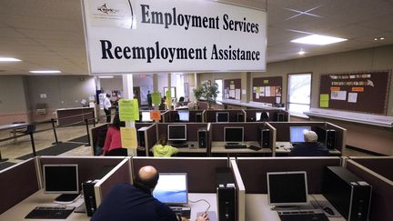 Bureau d'embauche à Springfield dans l'Illinois, le 29 septembre 2016. (SETH PERLMAN/AP/SIPA / AP)