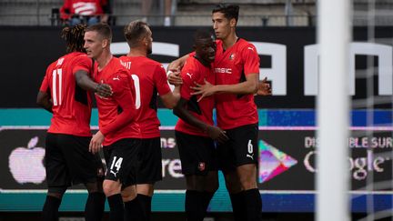 Le Stade Rennais a pris une option face à Rosenborg. (LOIC VENANCE / AFP)