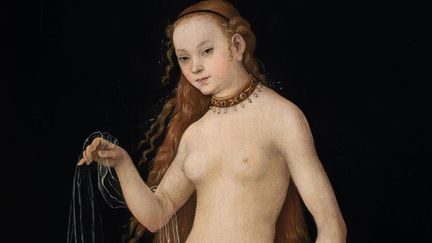 Cette "Vénus" (détail) de Lucas Cranach (huile sur bois datée 1531) de la collection du prince du Liechtenstein a été saisie en 2016 pour expertise, après une plainte anonyme contestant son authenticité. (LIECHTENSTEIN (THE PRINCELY COLLECTIONS - VADUZ - VIENNA))