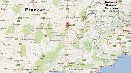 Cet &eacute;v&eacute;nement s'est produit dimanche 23 d&eacute;cembre 2012 &agrave; Lyon. (GOOGLE MAPS / FRANCETV INFO)