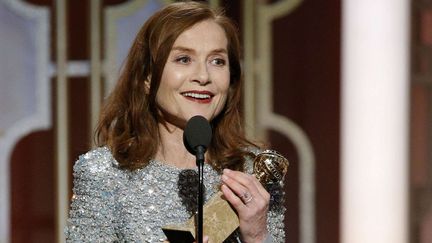 Isebelle Huppert Golden Globe de la meilleure actrice dans "Elle", janvier 2017
 (Paul Drinkwater/AP/SIPA)