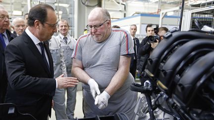 Fran&ccedil;ois Hollande en visite &agrave; Metz (Moselle), le 27 mars 2015. (VINCENT KESSLER / AFP)