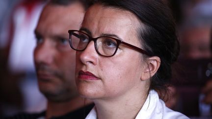 Cécile Duflot, députée EELV de Paris. (THOMAS SAMSON / AFP)